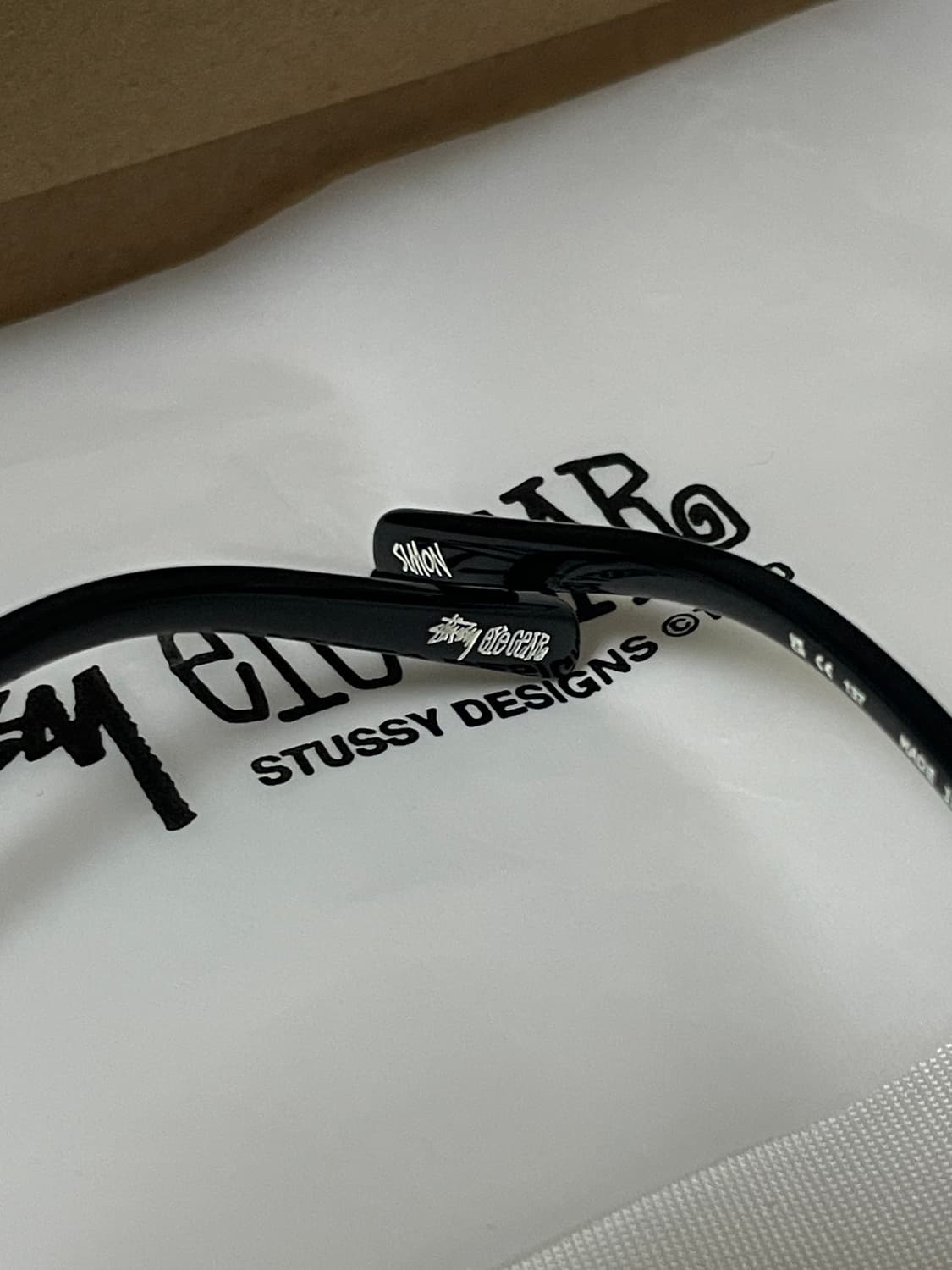스투시 사이먼 선글라스 매트 블랙 브라운 렌즈 상품이미지5