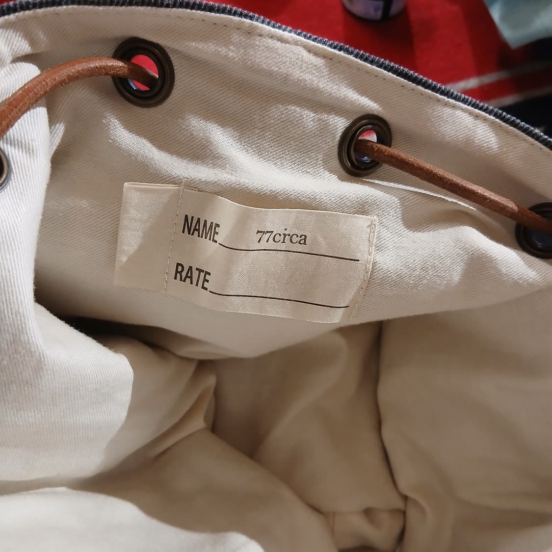 [77circa] 에스닉 코인&스톤장식 블랙데님 토드백 상품이미지3