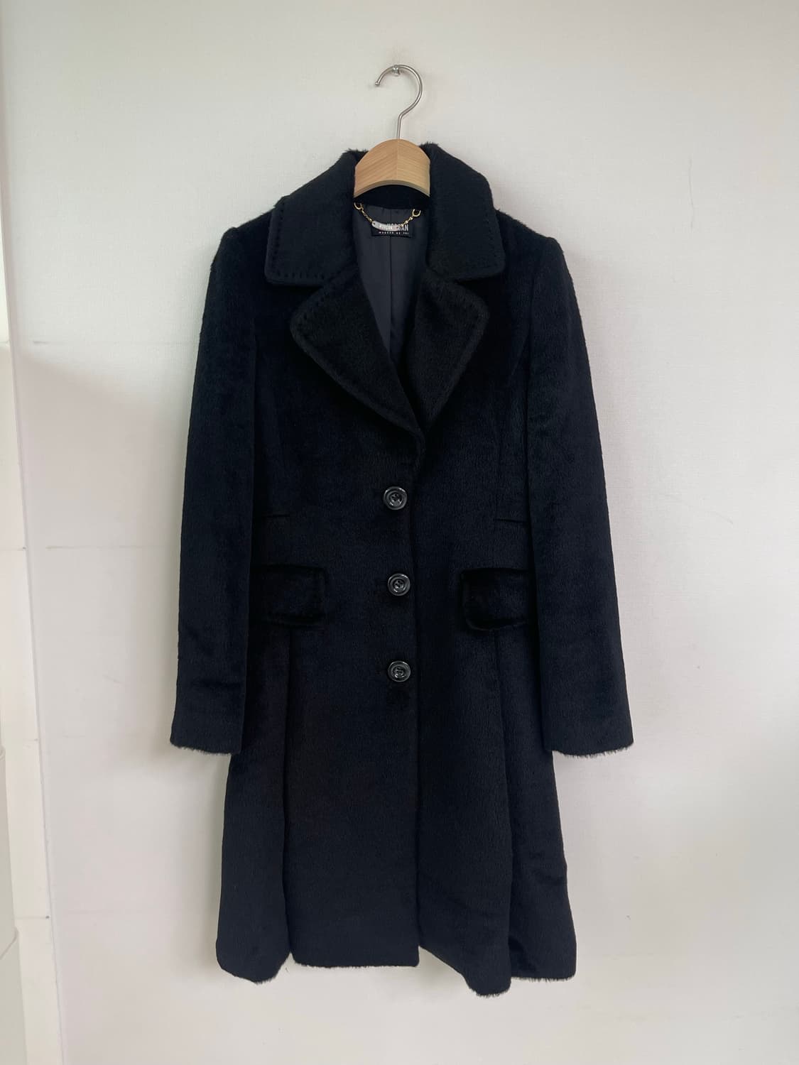 모르간 MORAN 수리 알파카 모헤어 혼방 울 코트 44 상품이미지1