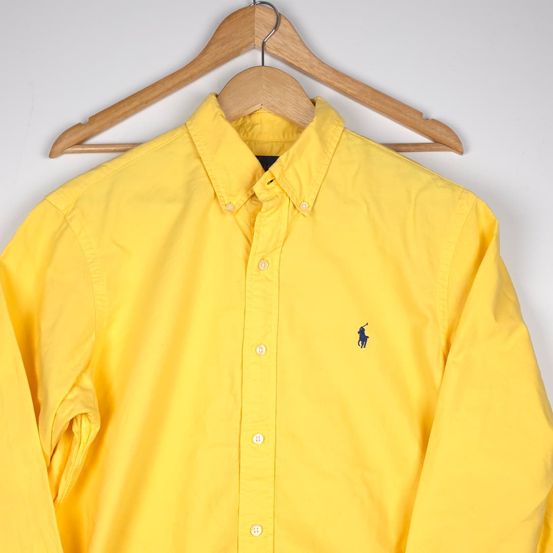 폴로 랄프로렌 클래식핏 코튼셔츠 옐로우 (M) 상품이미지3
