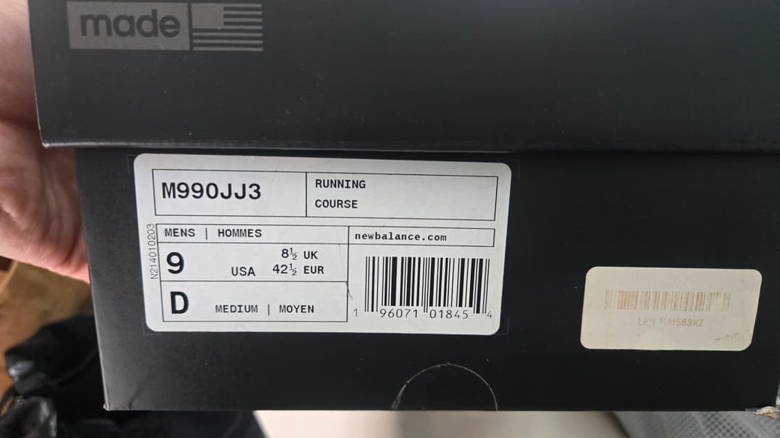 뉴발란스 990 자운드콜라보 m990jj3    270 상품이미지6
