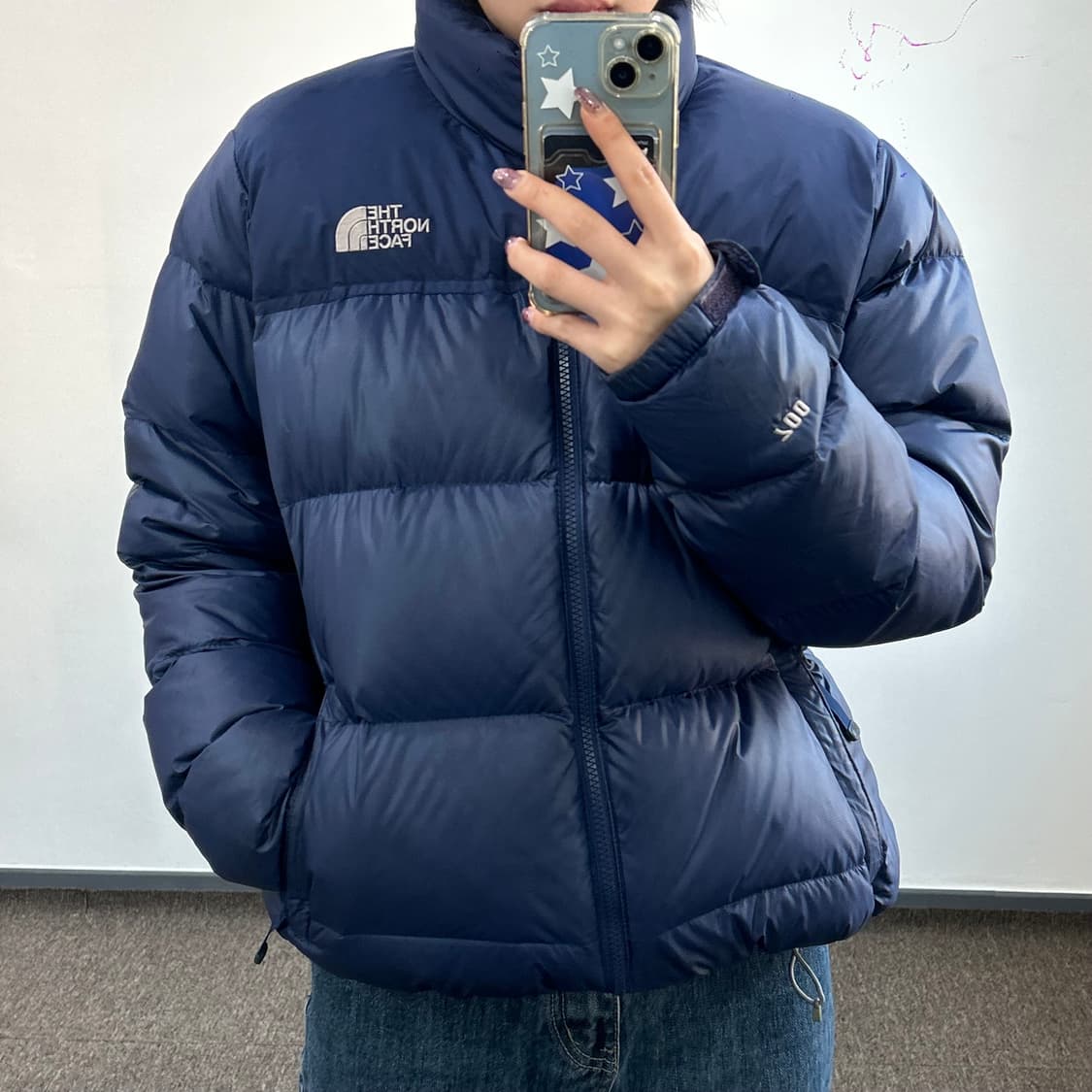 The north face 노스페이스 700 딥블루 눕시푸처 구스패딩   상품이미지1