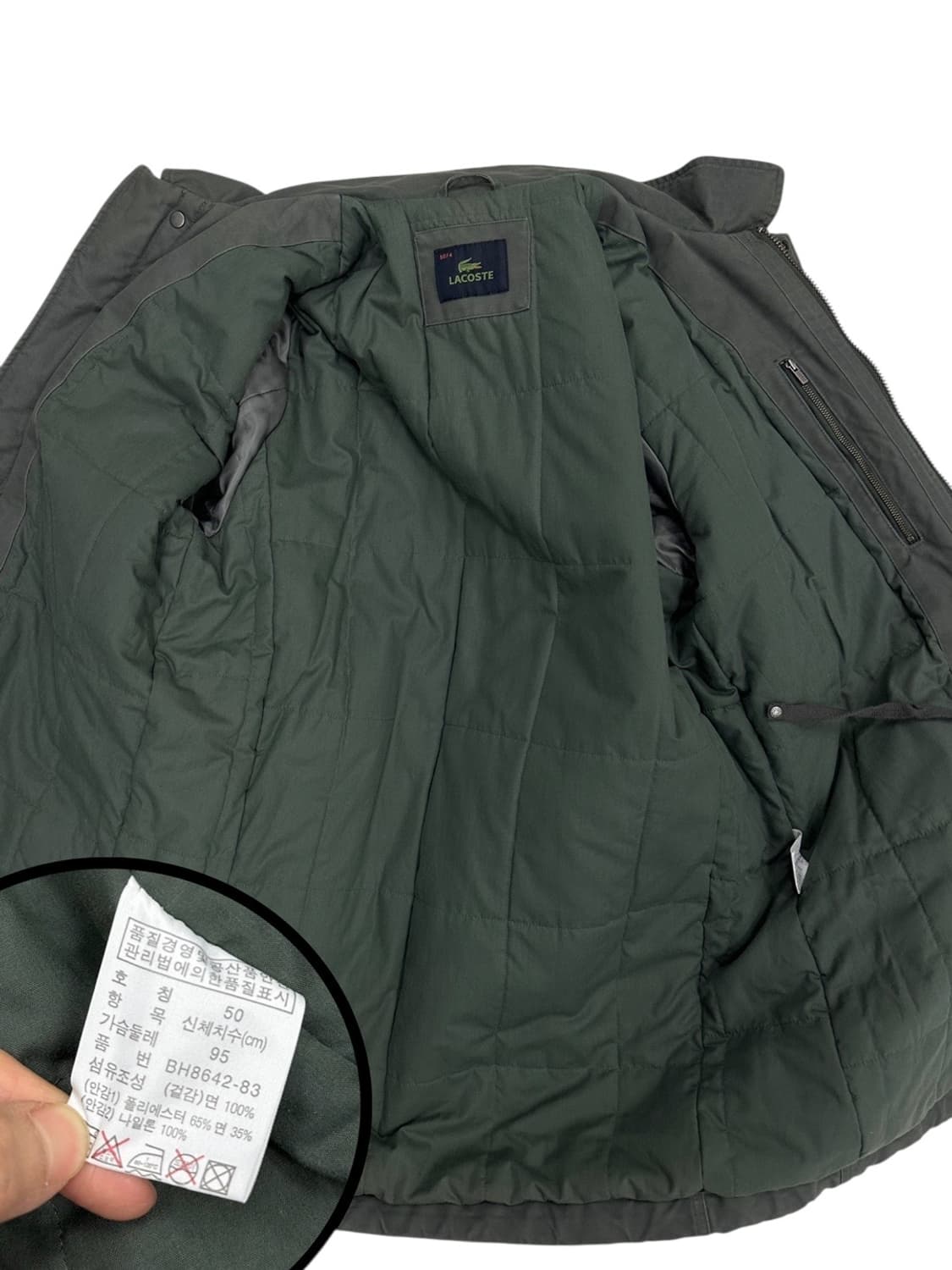 라코스테 밀리터리 자켓 (50/M~L) 상품이미지10
