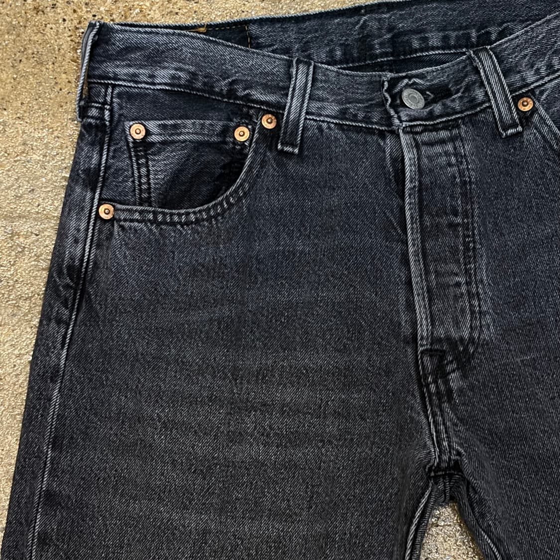 00s 미국 빈티지 리바이스 501 블랙진 청바지 상품이미지3