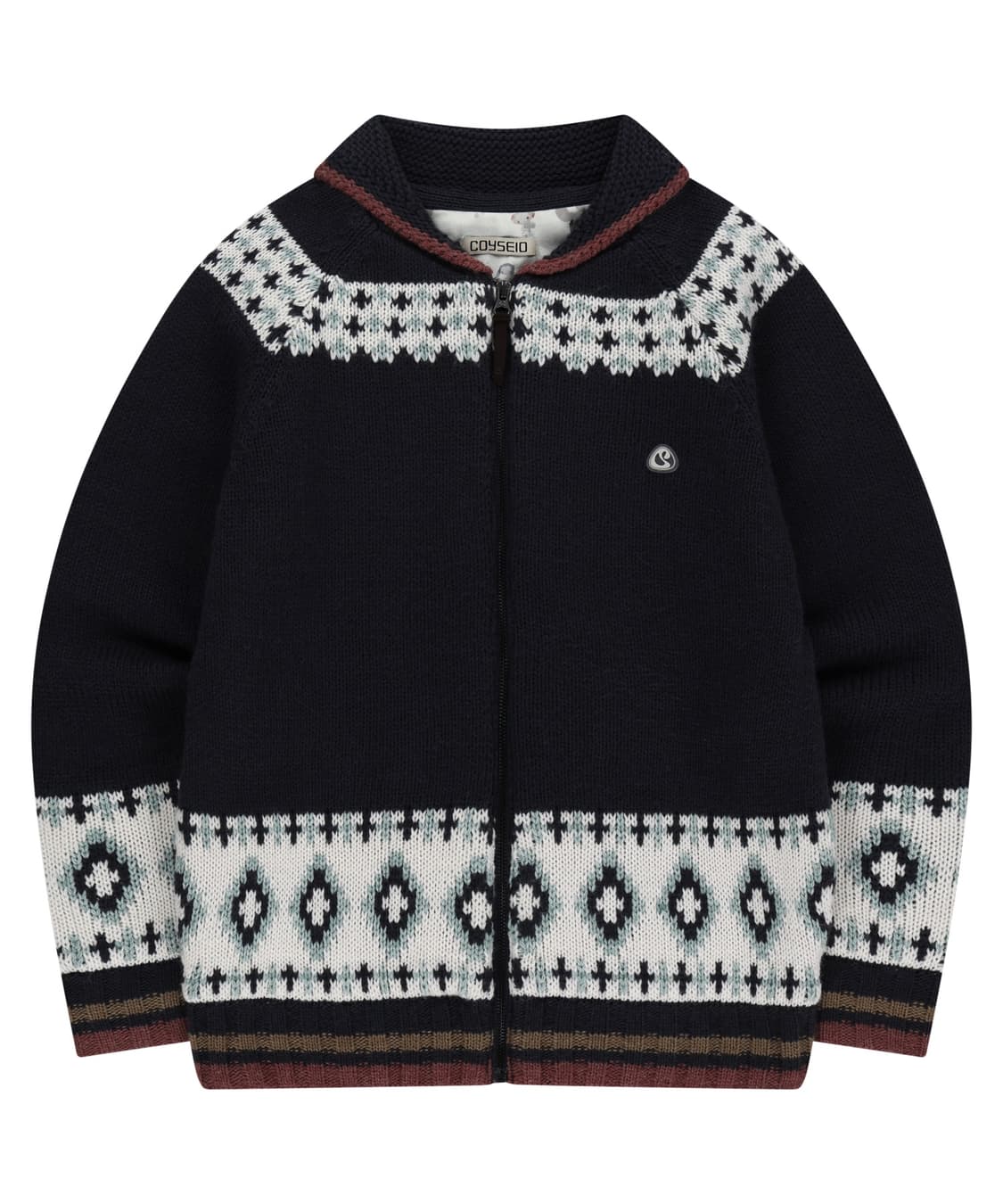 코이세이오 COWICHAN KNIT 코위찬 가디건 네이비 상품이미지1