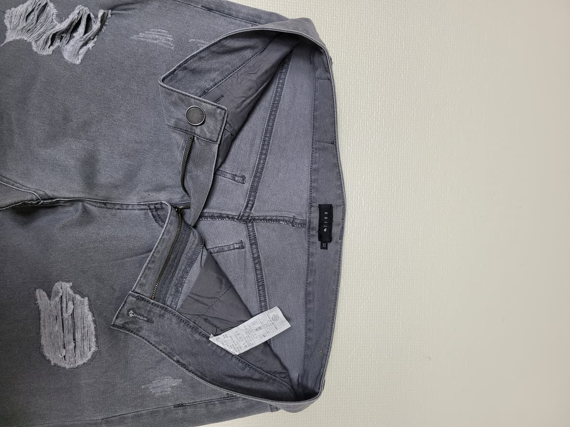 UGIZ 남자 데미지워싱 청바지 32 그레이 상품이미지5