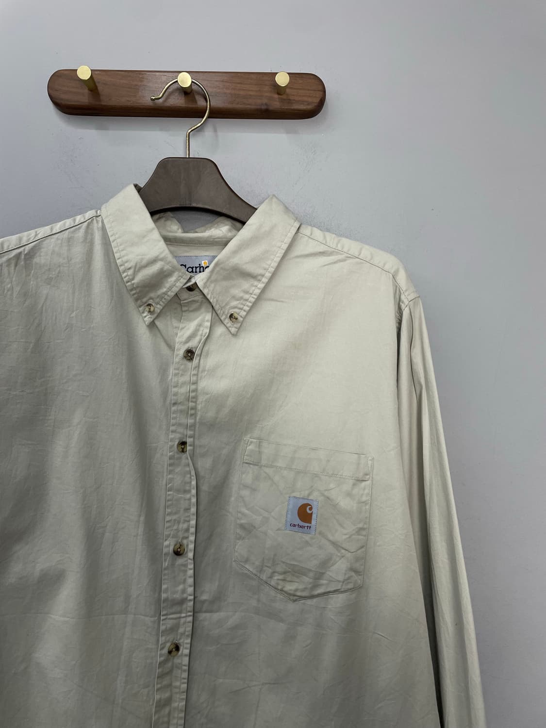 칼하트 아이보리 셔츠 H1988 상품이미지3