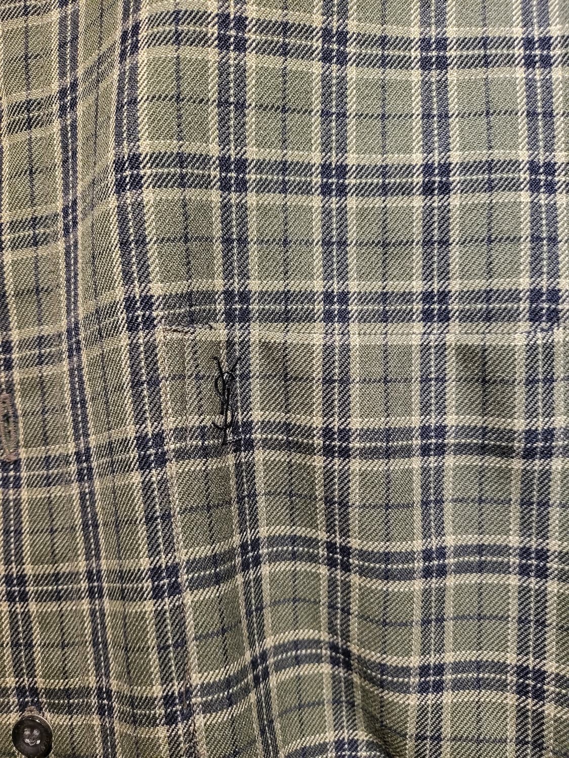 입생로랑  체크 셔츠 상품이미지3