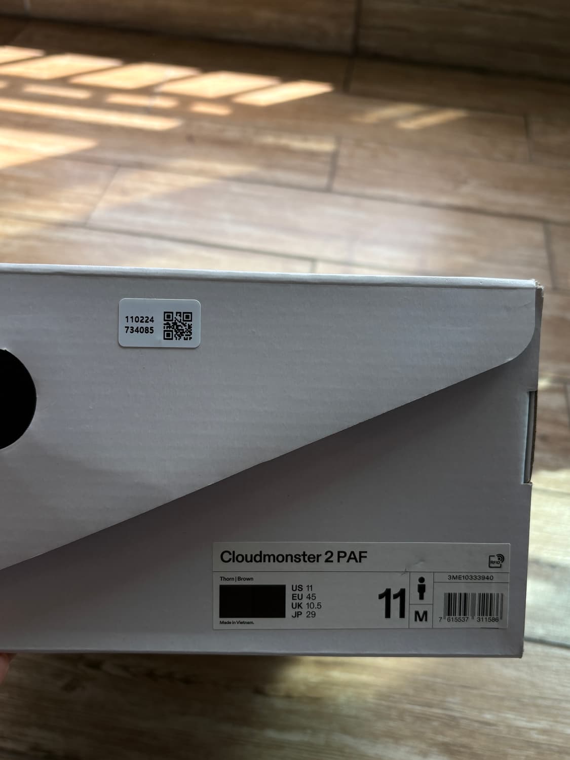 파프 X 온 클라우드몬스터 2 PAF 290 쏜 브라운 상품이미지3