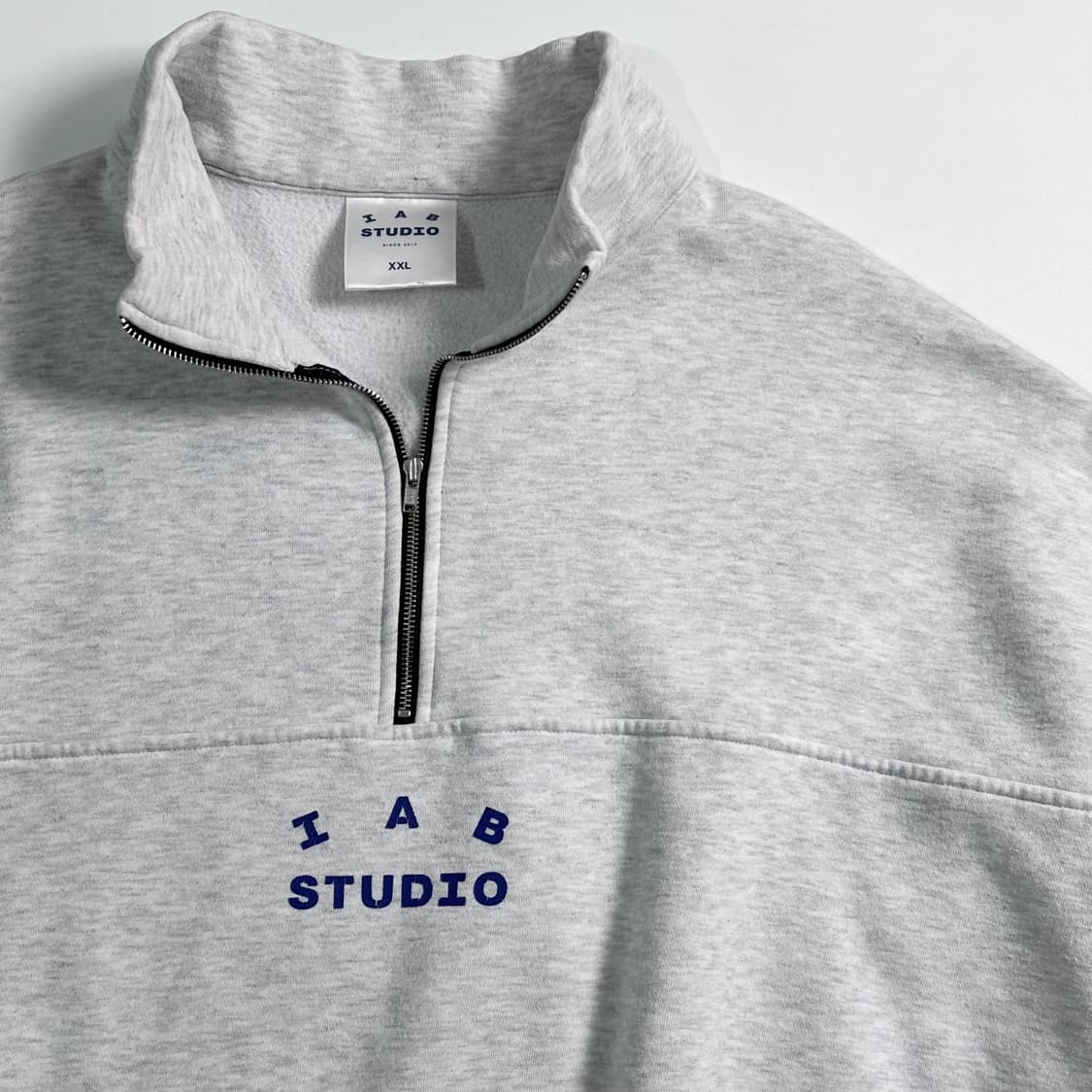 아이앱 스튜디오 멜란지 반집업   상품이미지4