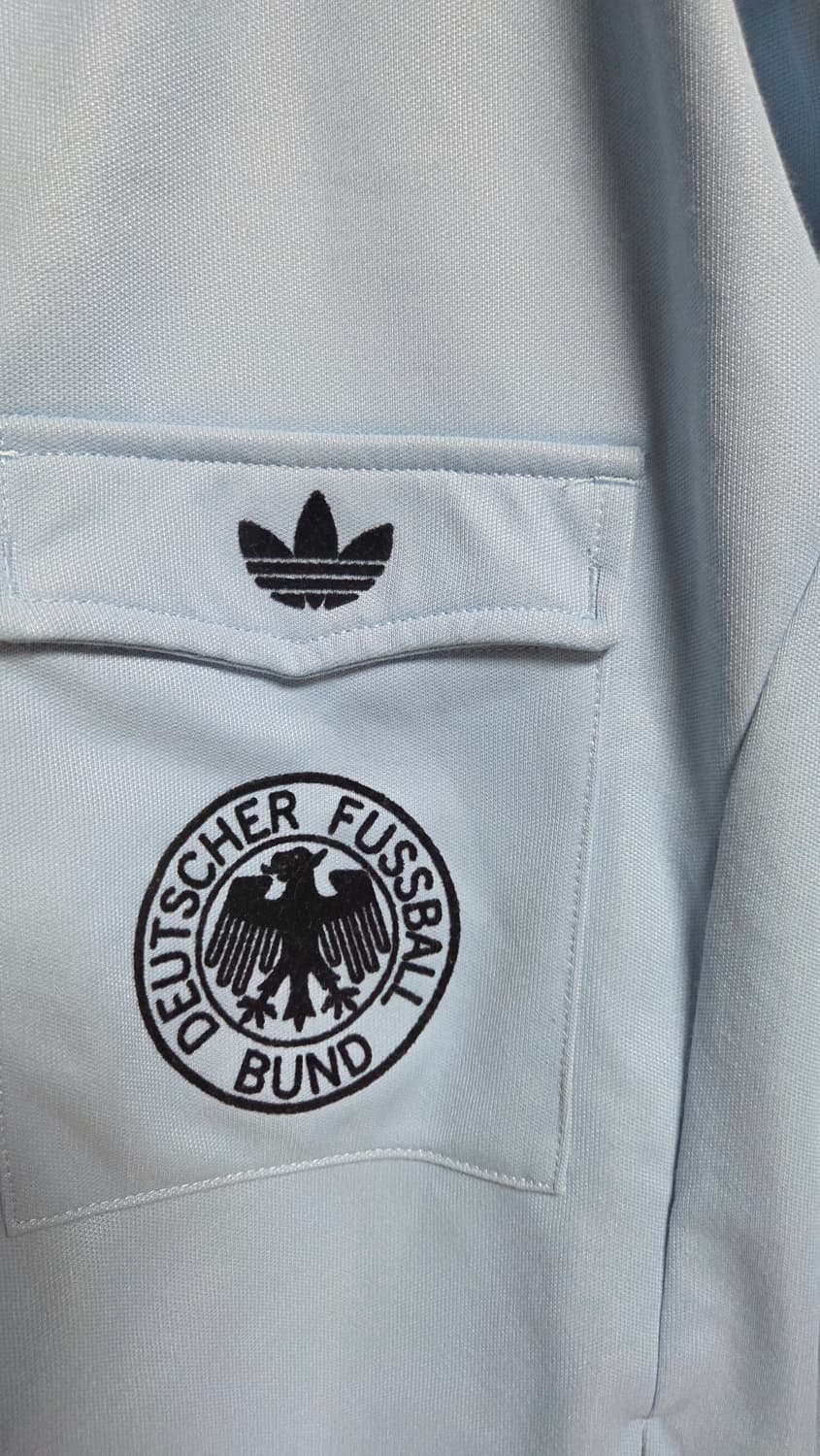 아디다스 독일 스카이블루 져지 트랙탑 상품이미지3