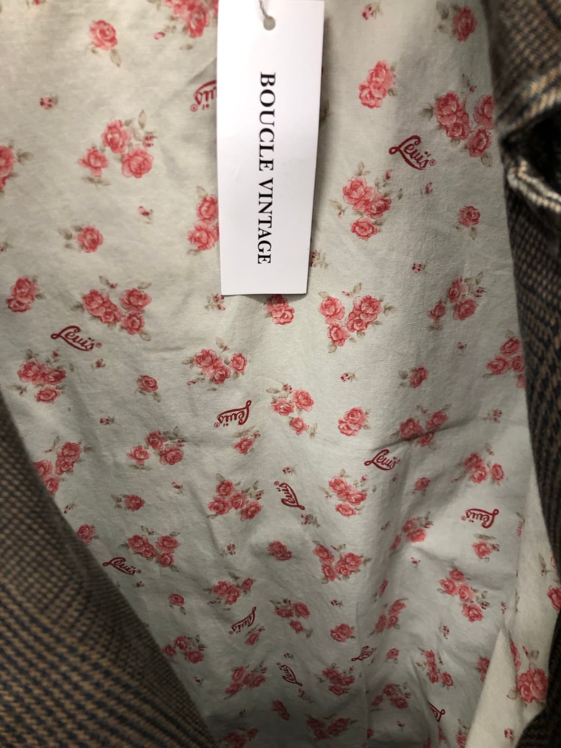 리바이스 체크 벨티드 더블 자켓 상품이미지6