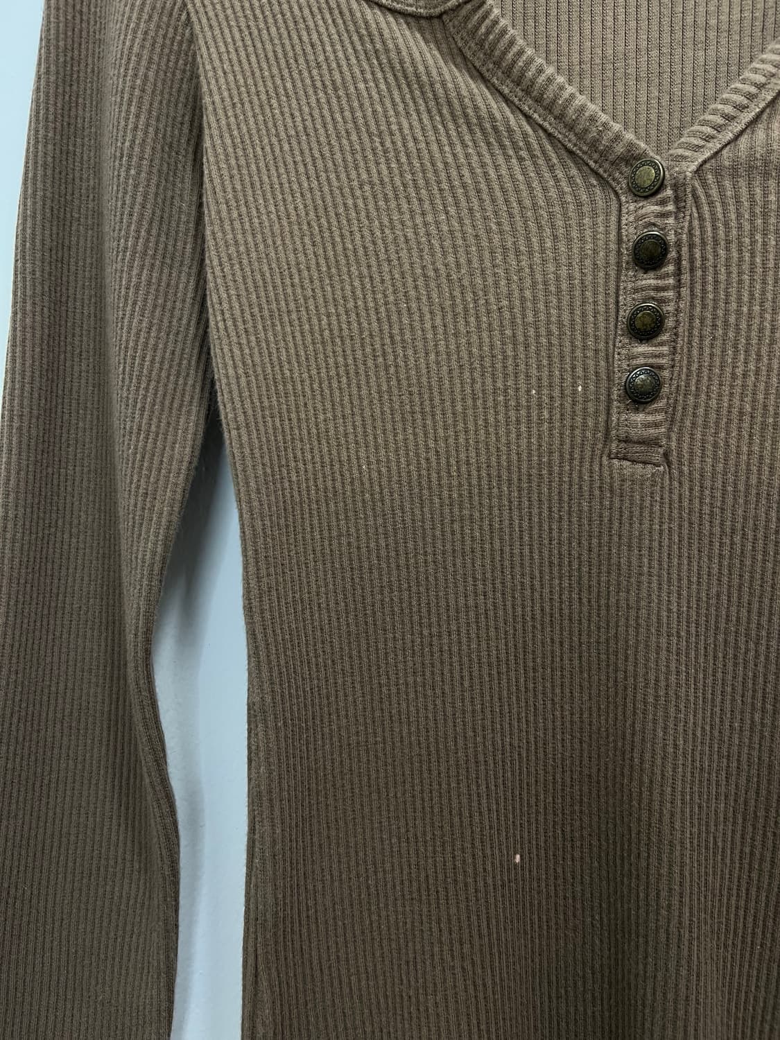 일본빈티지 락펑크 밀리터리 스터드 골지 롱슬리브 티셔츠  상품이미지4