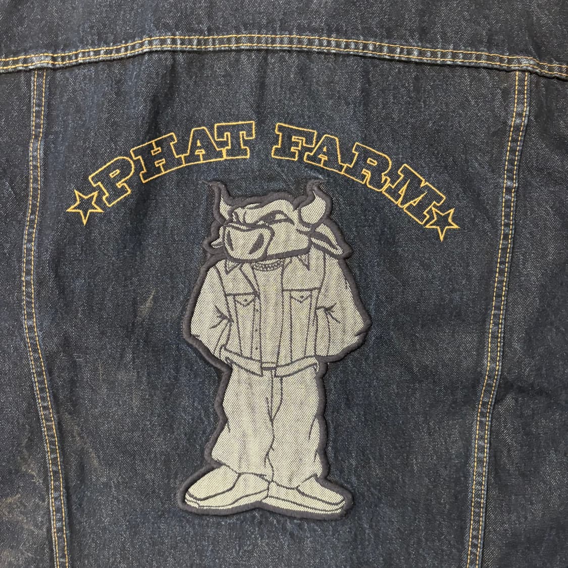 팻팜 딥블루 데님 자켓 상품이미지1