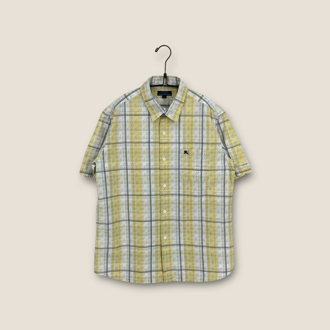 버버리 로고 체크패턴 반팔셔츠 상품이미지1