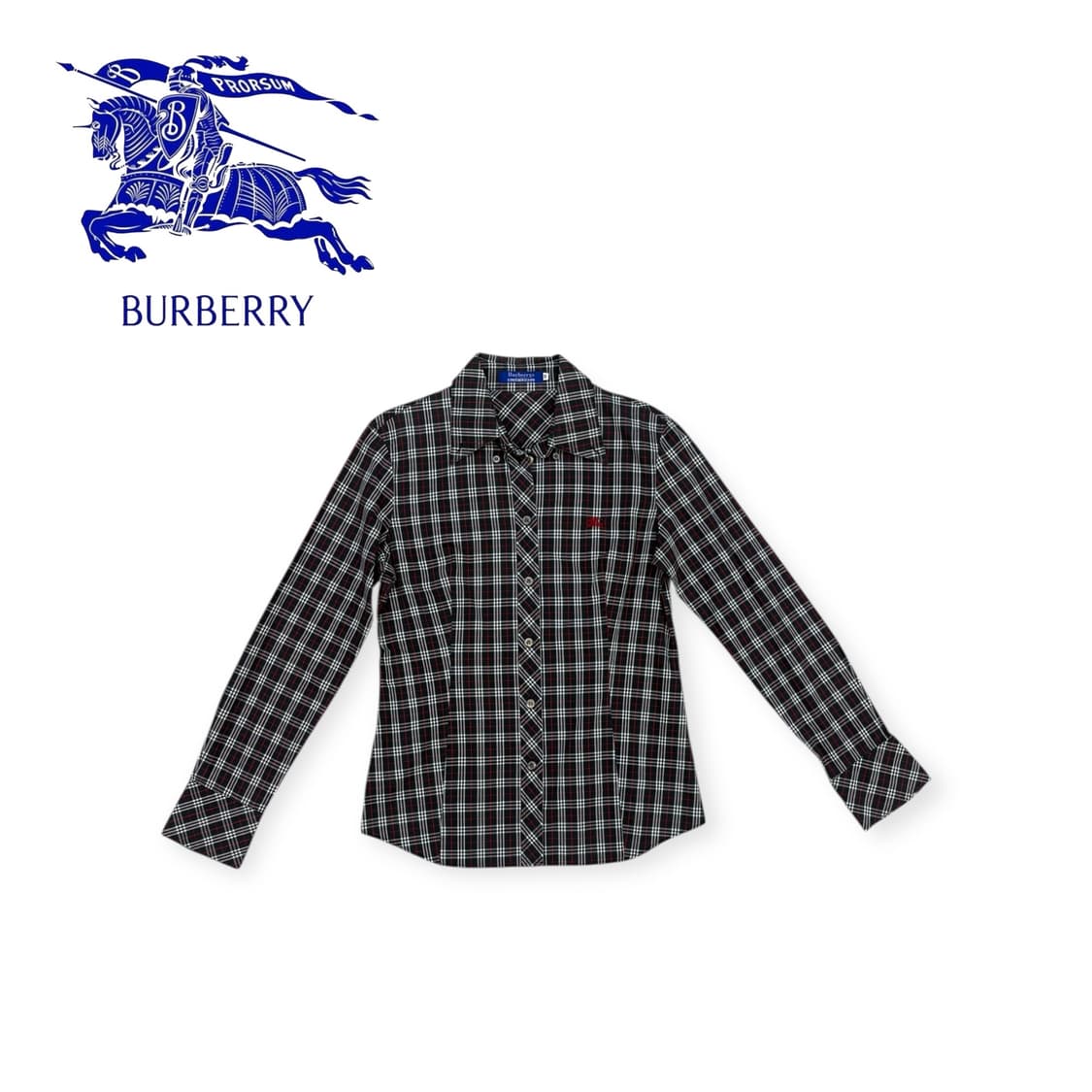 [ 40 ] 버버리 블루라벨 체크패턴 셔츠 상품이미지1
