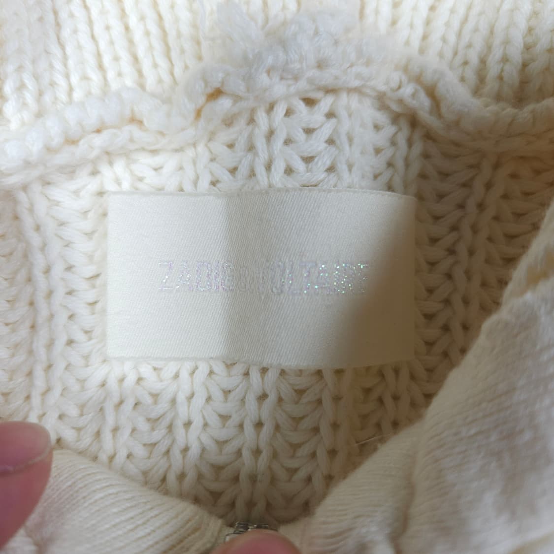 쟈딕앤볼테르 후드 니트 집업 상품이미지8