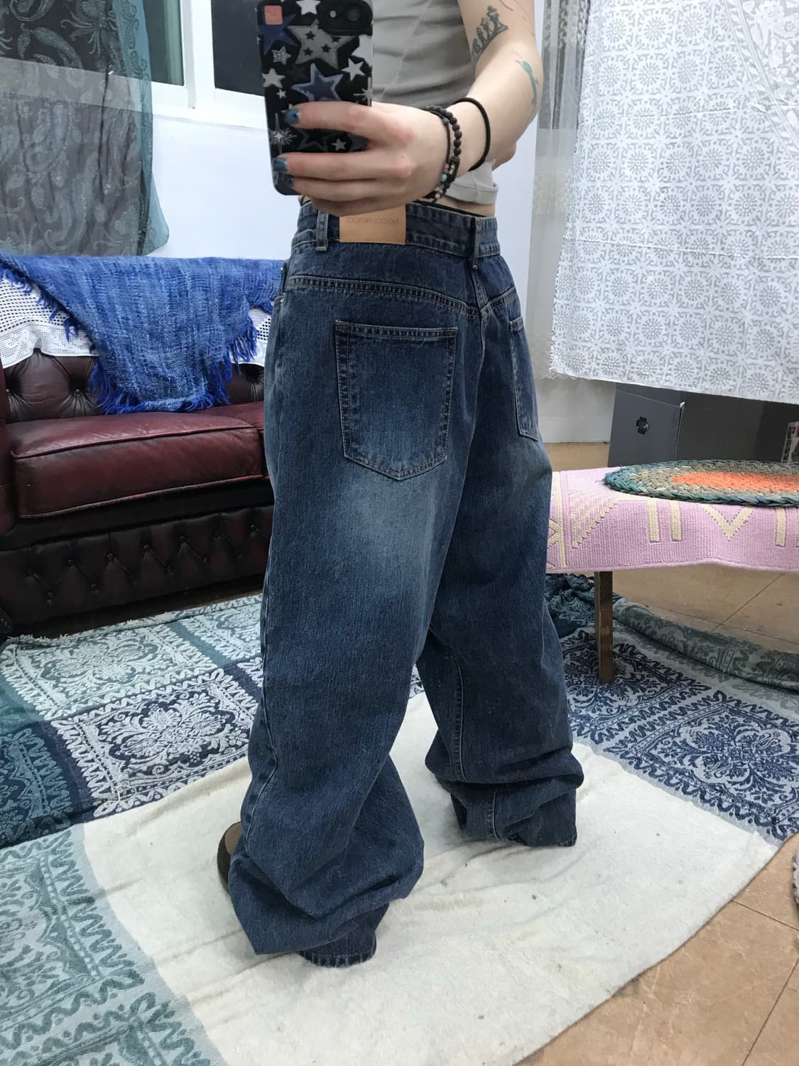 로씨로씨x그래피커스 crochet jeans  상품이미지2