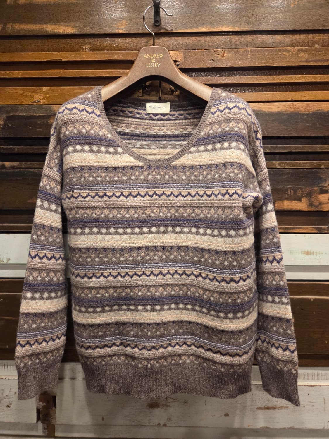 유나이티드 애로우 페어아일니트 상품이미지10