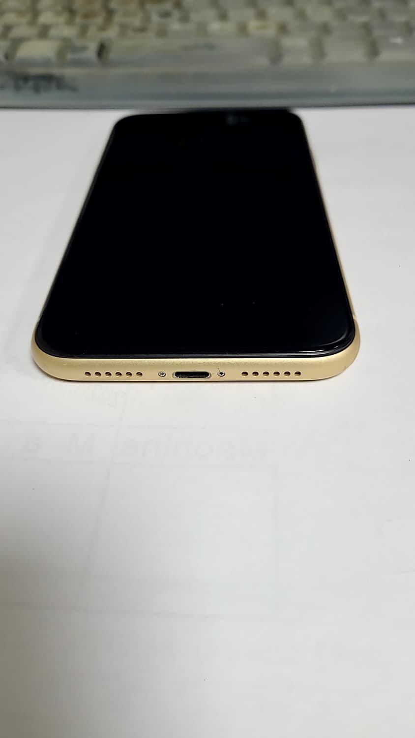 아이폰 xr 엘로우 배터리100 한국판 상품이미지9