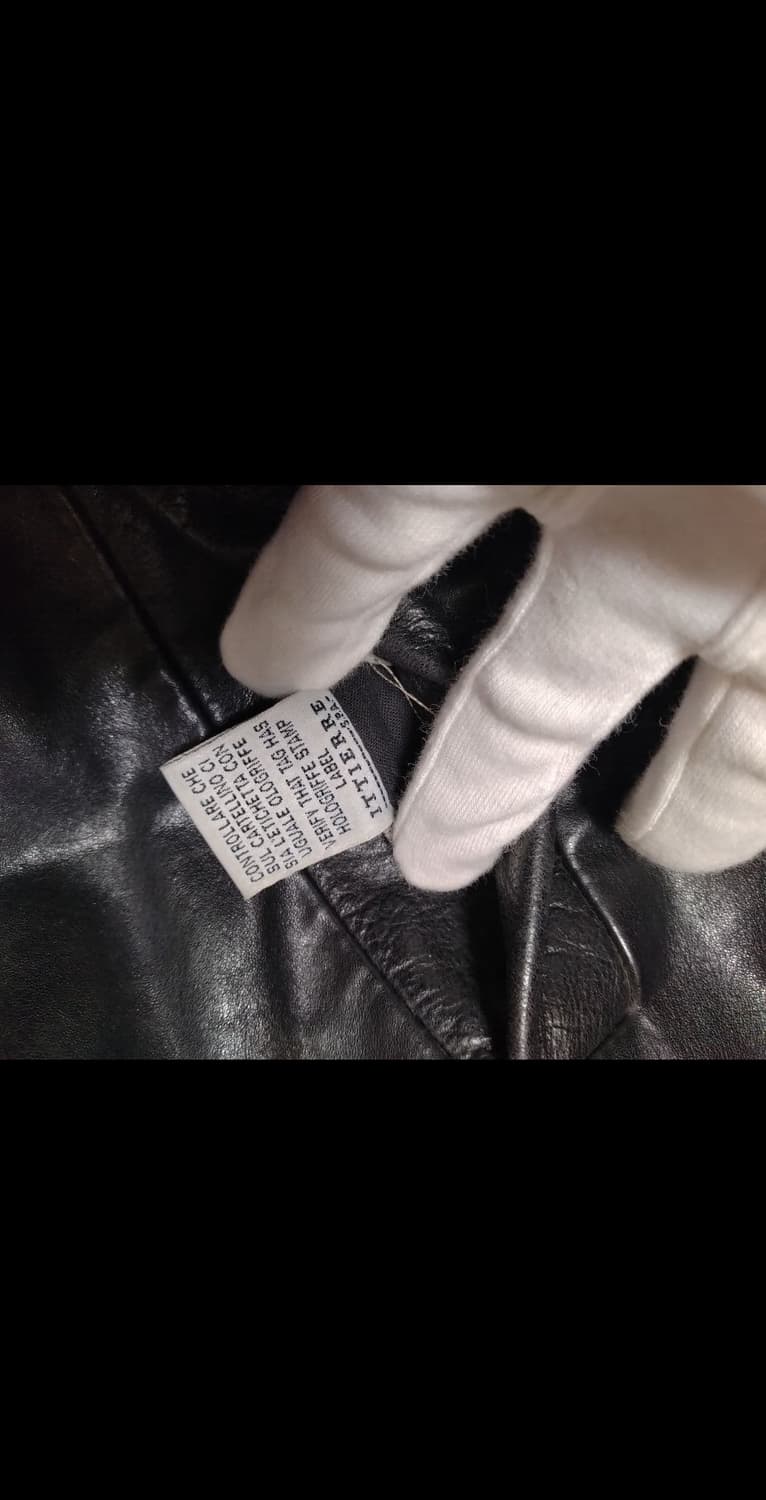 90s 베르사체 진스 꾸띄르 리버시블 레더자켓 상품이미지5