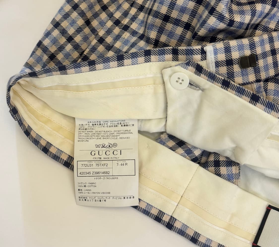 GUCCI by Alessandro Check Flare Pants 상품이미지3