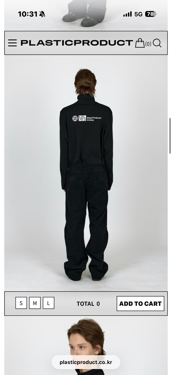 Plastic Product MPa half zip jersey하프집업 상품이미지2