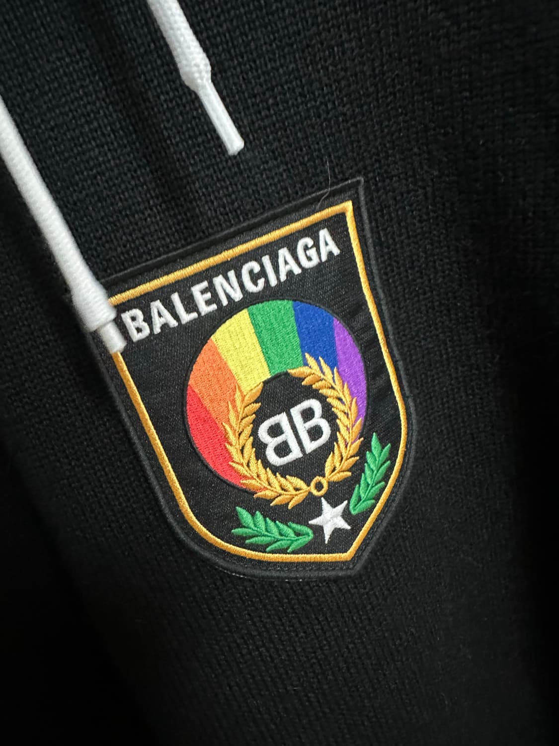 발렌시아가 로고 니트후드 (110/S) 상품이미지3