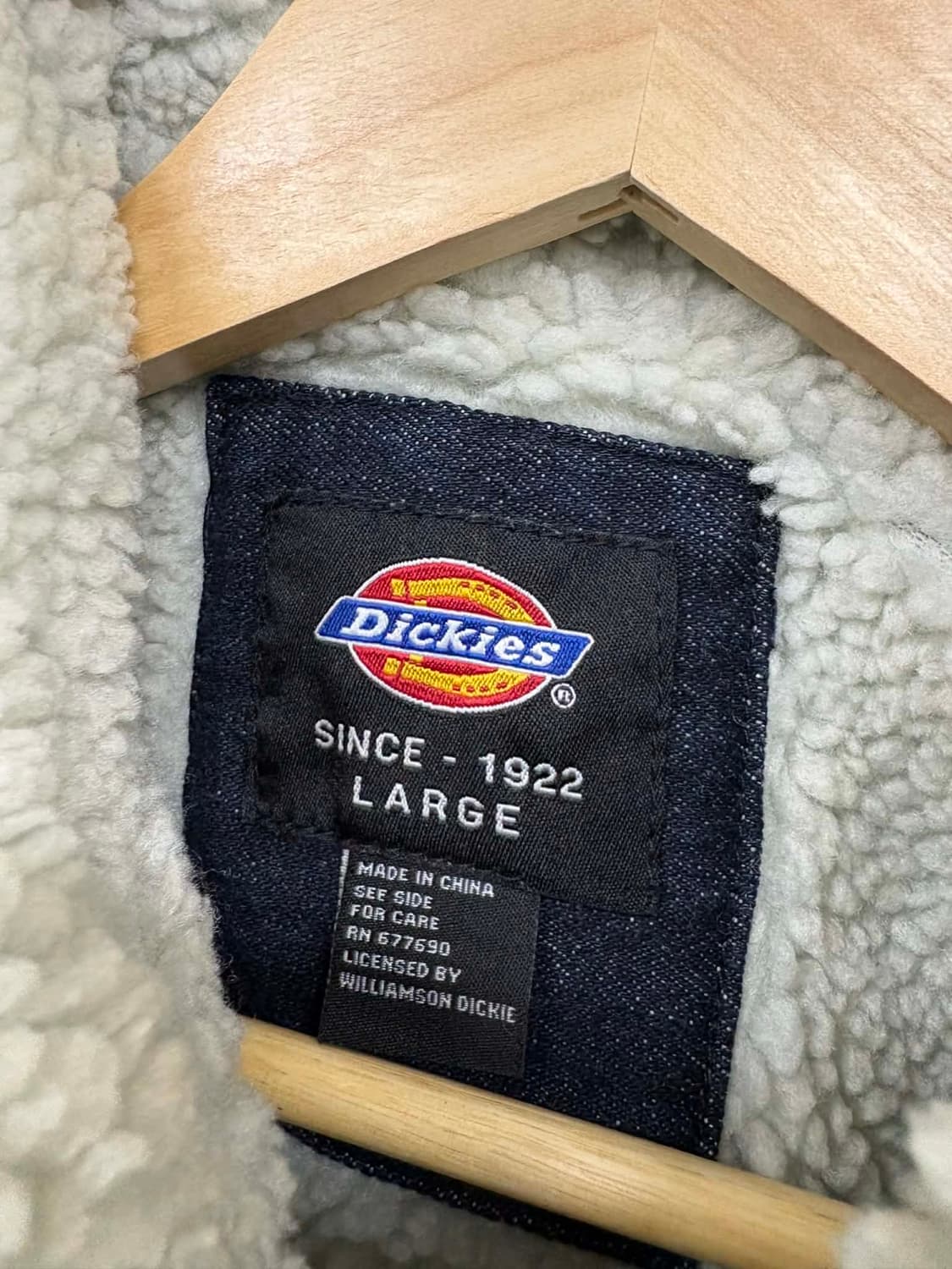 [L] 디키즈 쉐르파 데님 무스탕 자켓 상품이미지3