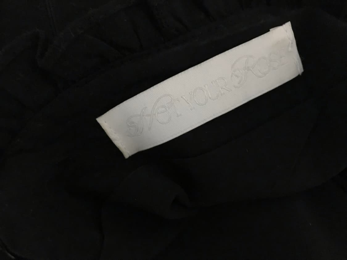 낫유어로즈 레이스 프릴 미니 드레스 S 상품이미지5