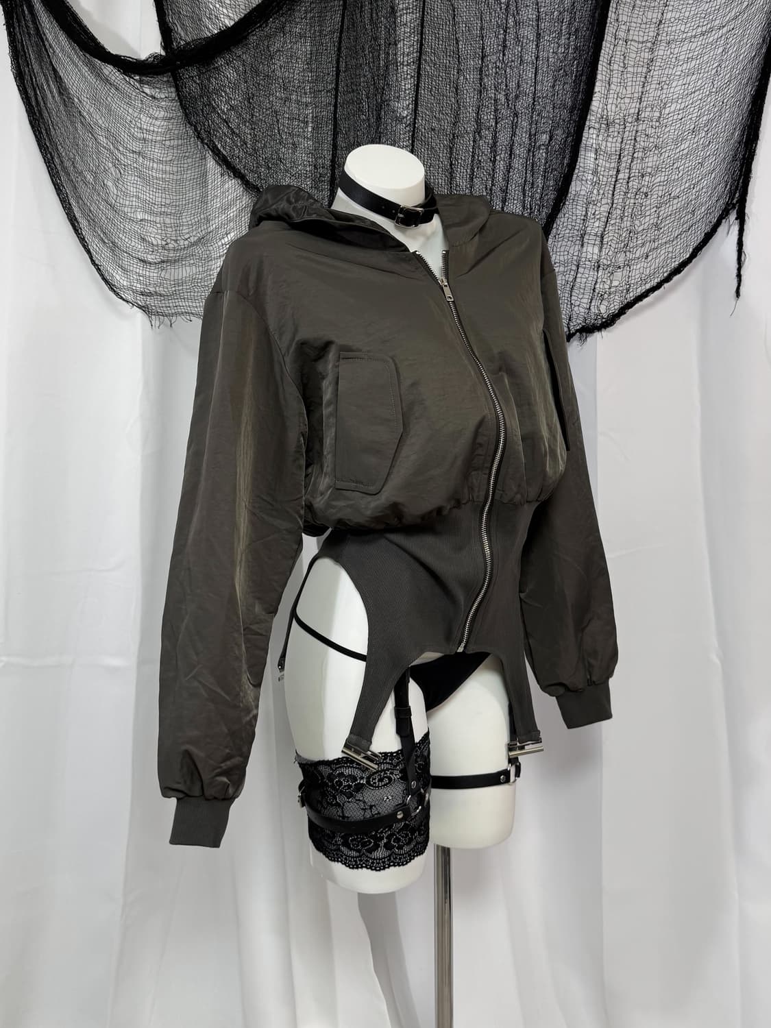 brown hood jacket 상품이미지2
