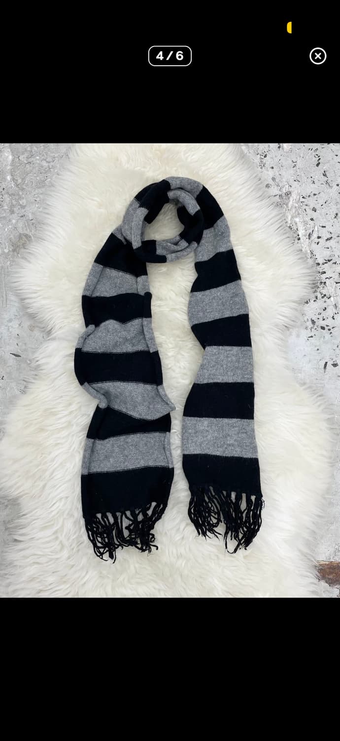 스트라이프 울 코지 머플러 상품이미지3