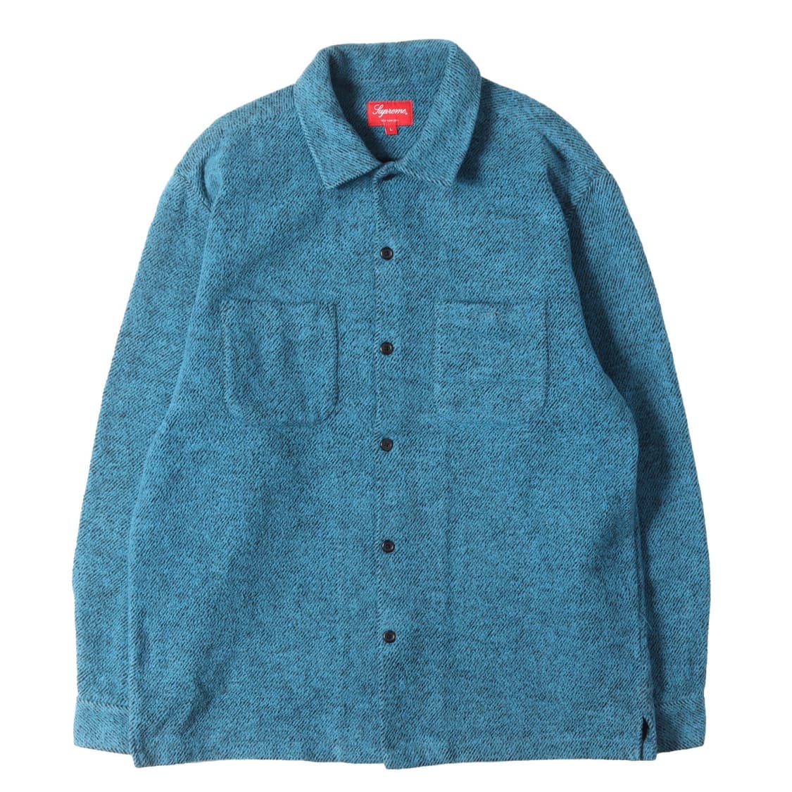Supreme 슈프림 브러쉬드 플란넬 트윌 셔츠 블루 - 22FW 상품이미지1