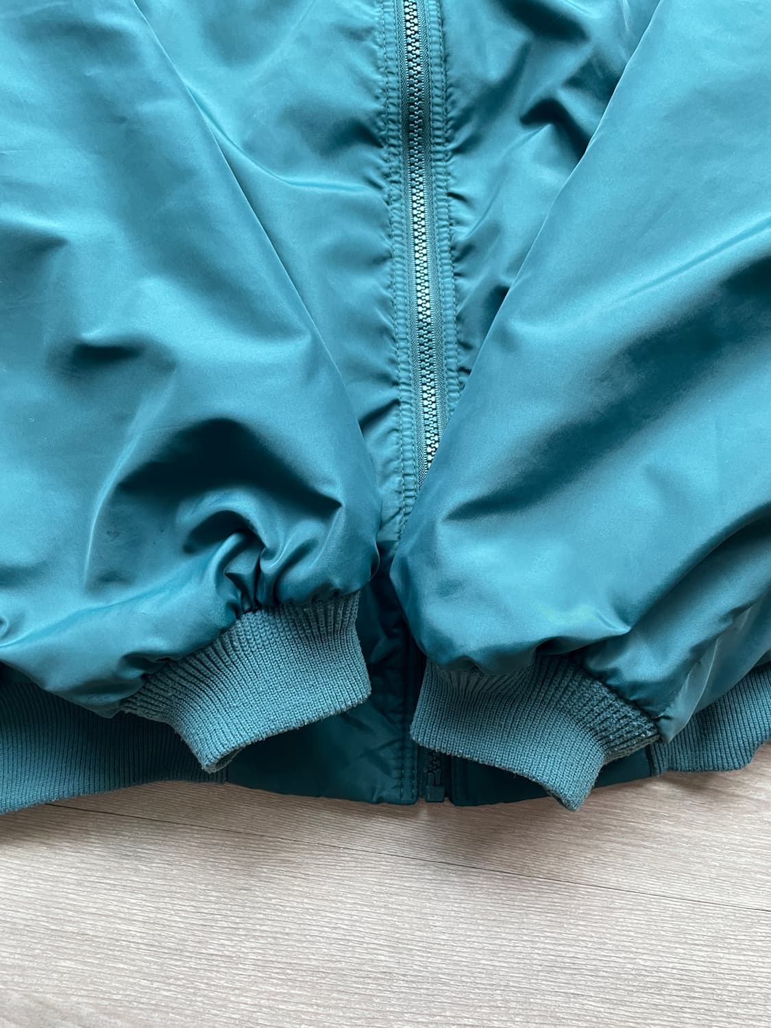 90s 파타고니아 쉘드 신칠라 봄버 자켓 눈없산 그린 rare 상품이미지6