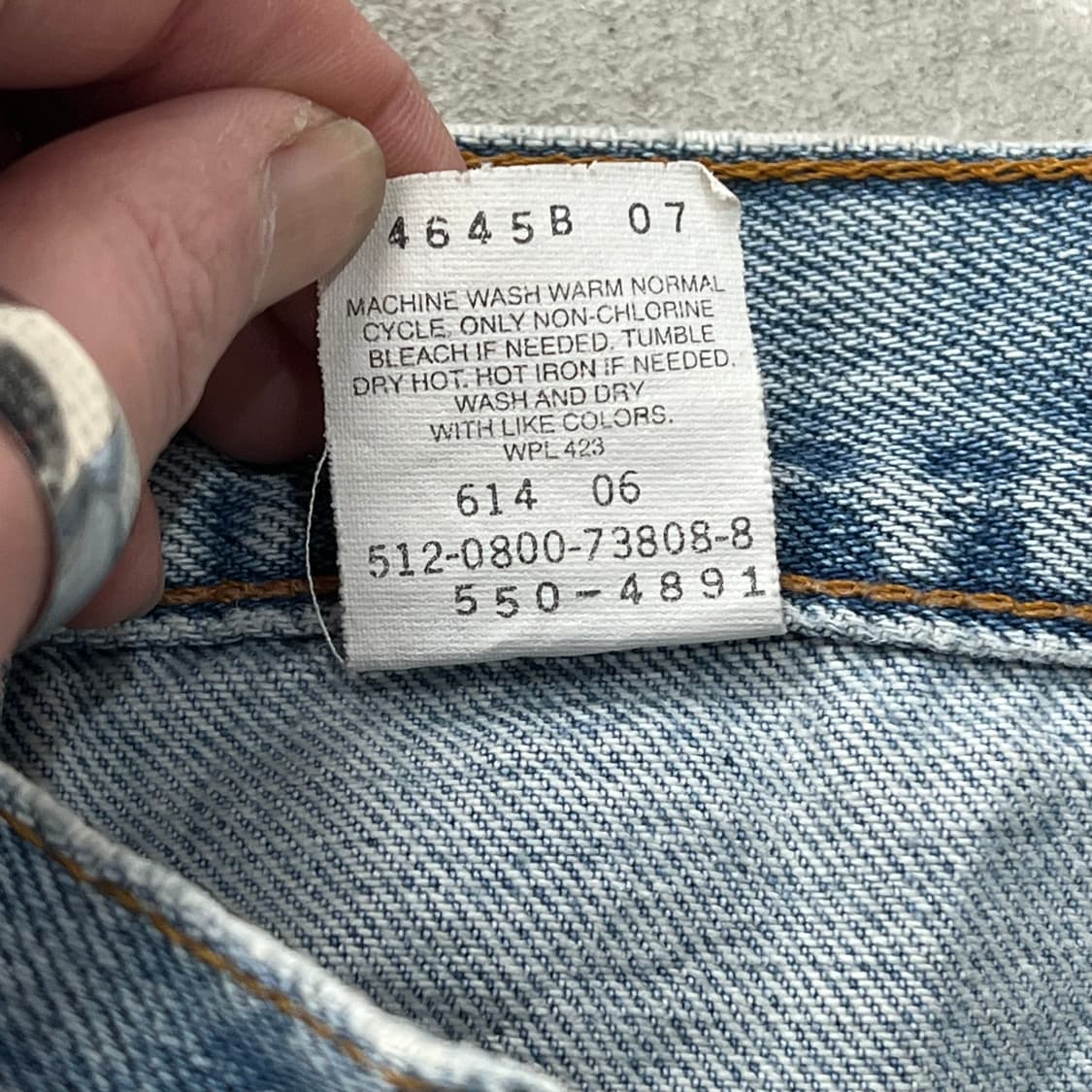 usa 리바이스 550 데님팬츠 s10159 상품이미지9