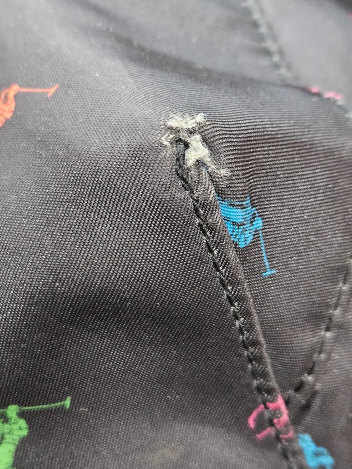 폴로랄프로렌 나일론 멀티컬러 포니 토드백 상품이미지7