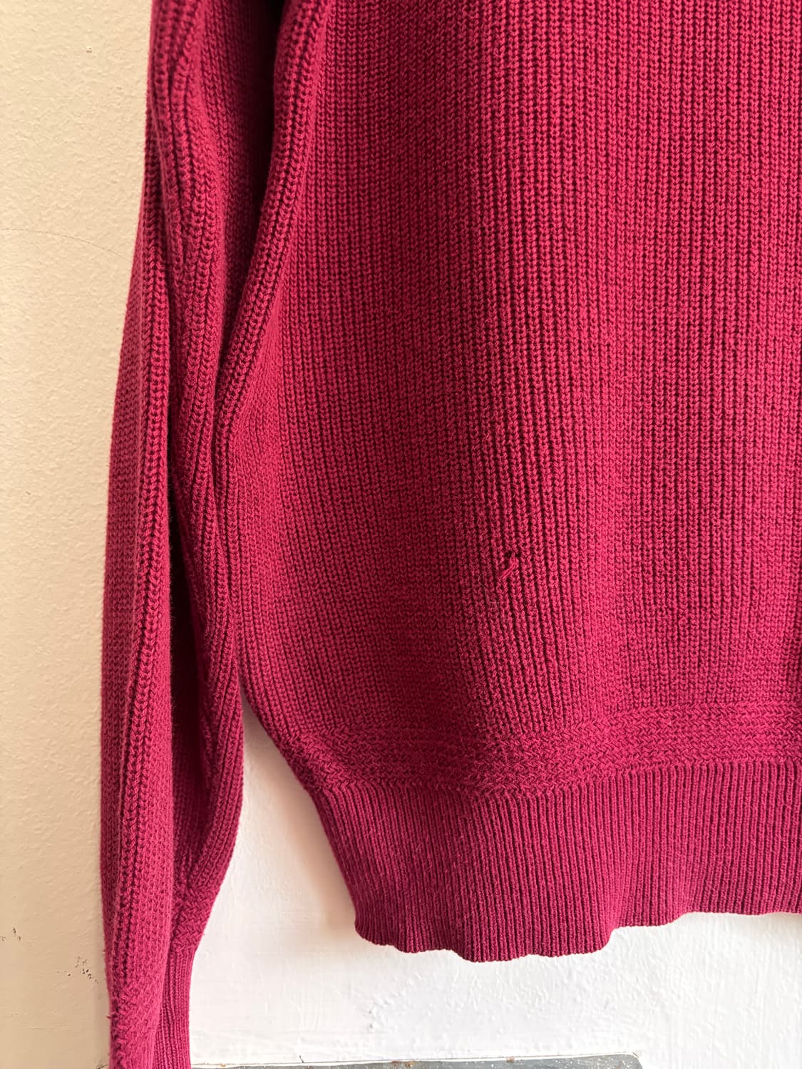 80s90s L.L.Bean Henry Neck Sweater  상품이미지6