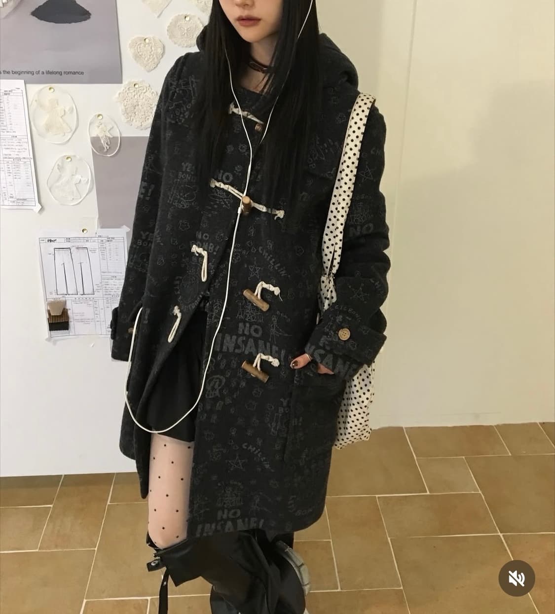 히스테릭 글래머 떡볶이 코트 상품이미지4