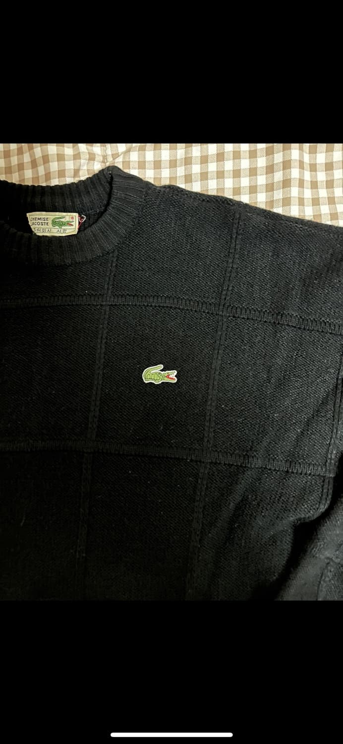 라코스테 블랙 니트 L 상품이미지2