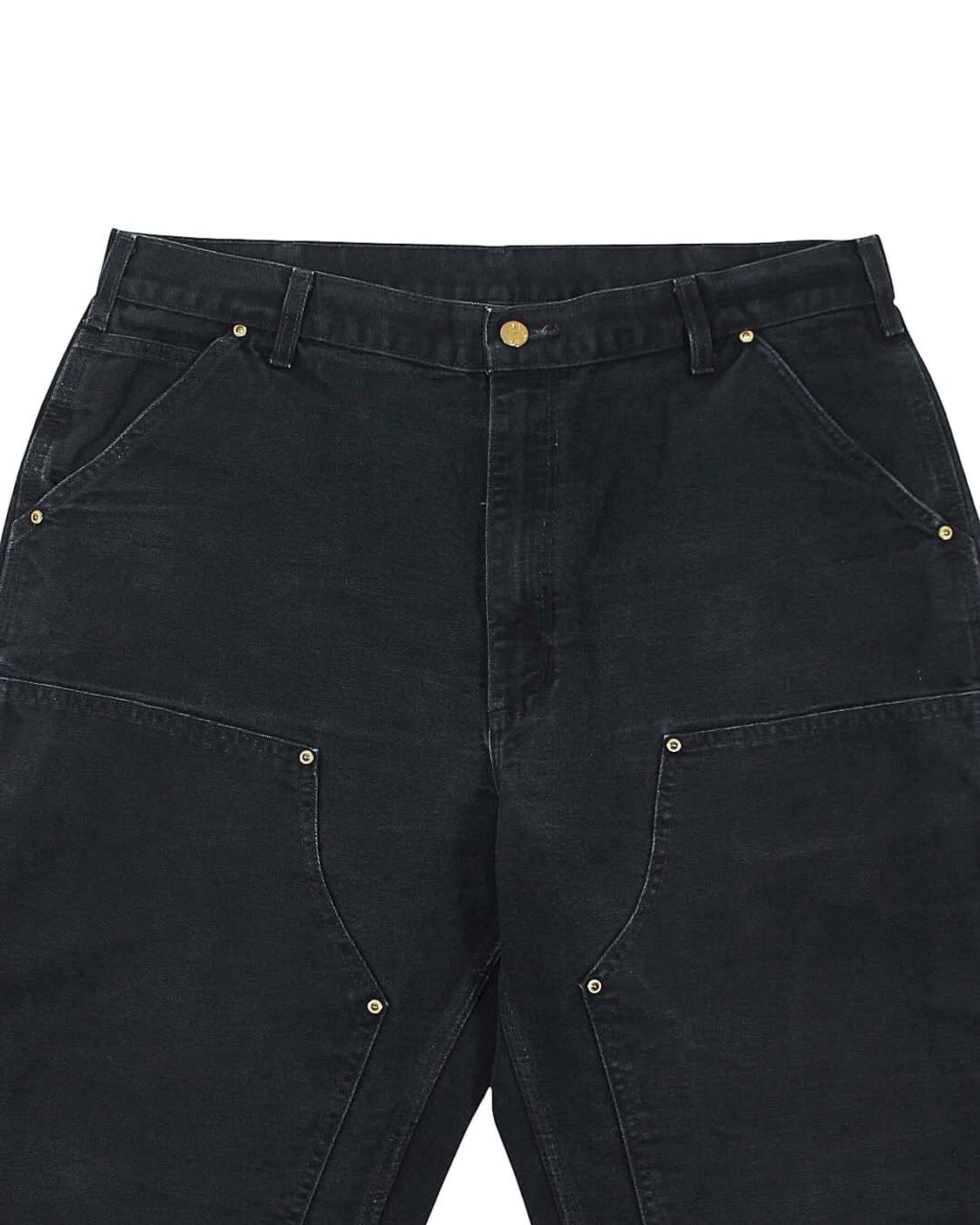 10s USA 칼하트 B01 BLK 블랙 더블니 카펜터 팬츠 상품이미지5