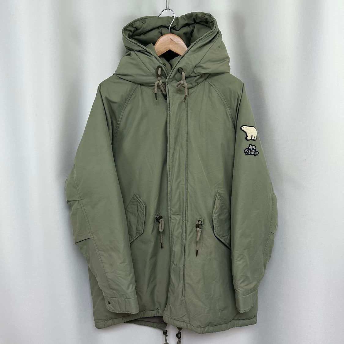   지프 남자 후드 패딩점퍼 오리털 솜빵빵 100 L  WEOE 상품이미지1