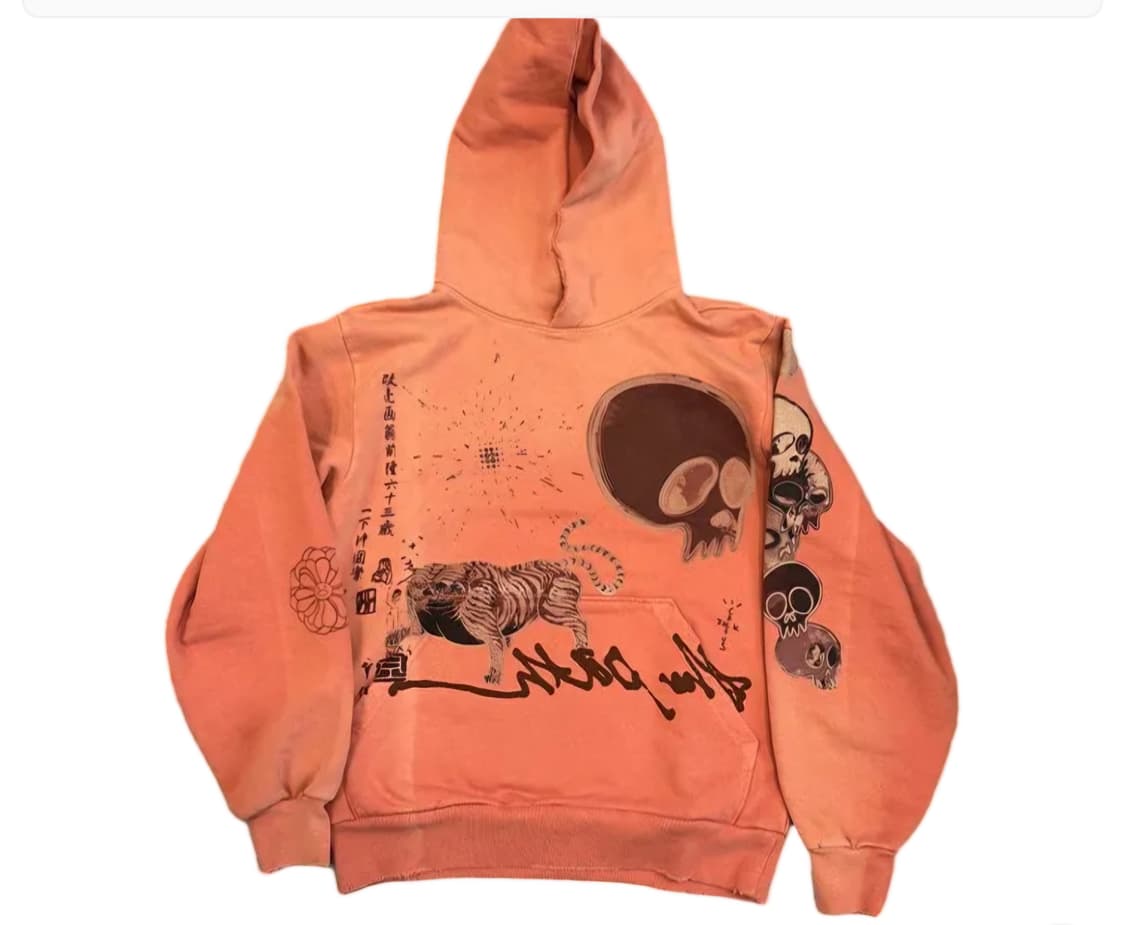 트래비스 스캇 캑터스 잭 무라카미 타카시 후드 상품이미지1