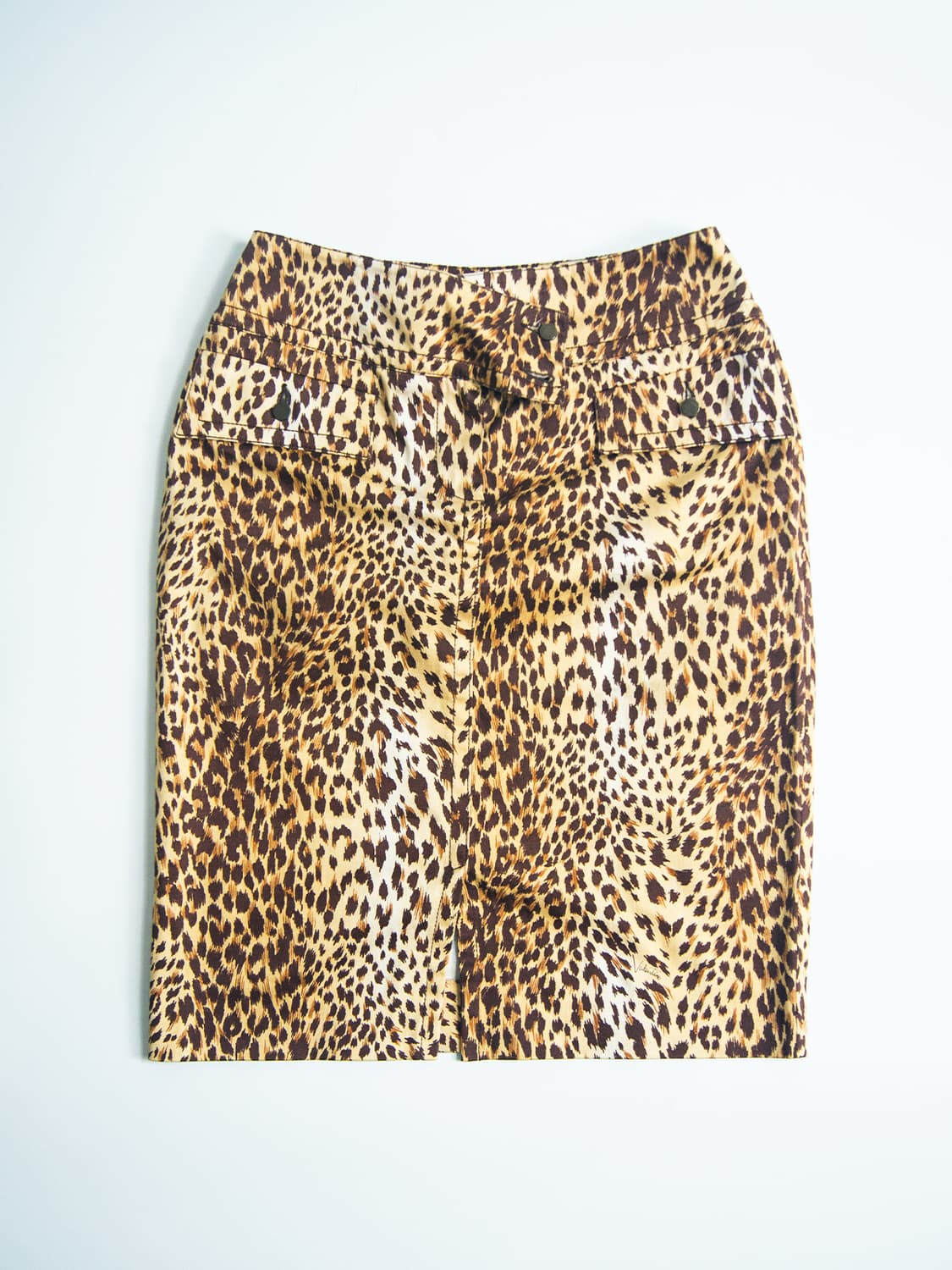 발렌티노 레오파드 패턴 햄 슬릿 스커트 상품이미지9