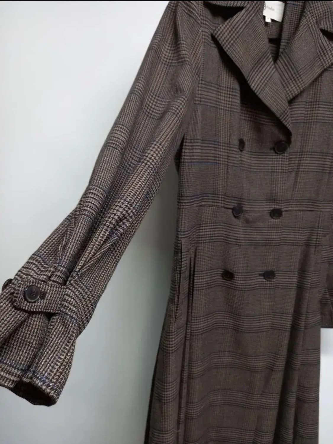 새 지스튜디오 춘추동 트렌치형 맥시 원피스 55 상품이미지4