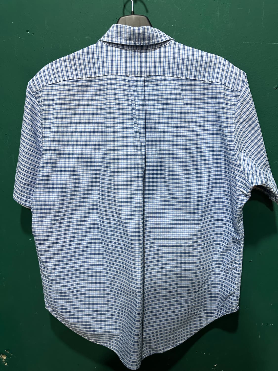 폴로 체크 반팔셔츠 L 상품이미지4