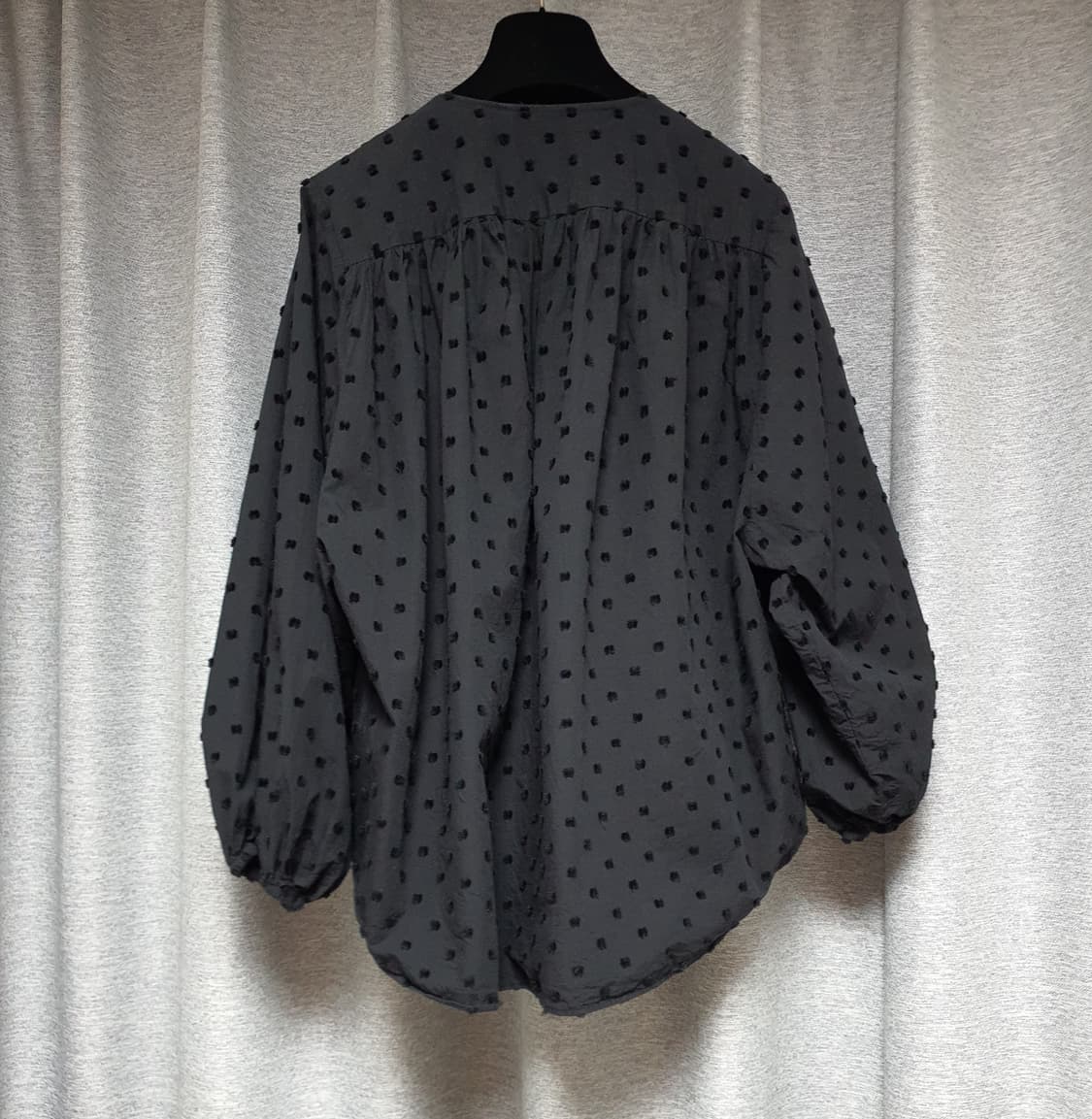 Zara자라 도트패턴 볼륨 여유핏 루즈핏 블라우스s or s~m 상품이미지3