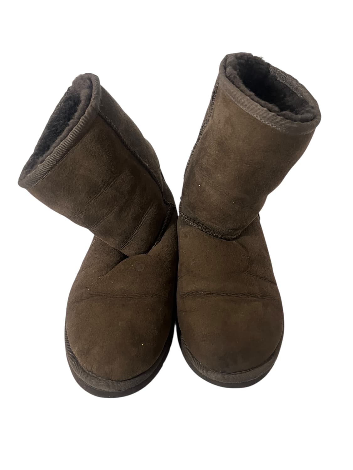 Ugg 초코 스웨이드 퍼 부츠 230 상품이미지3