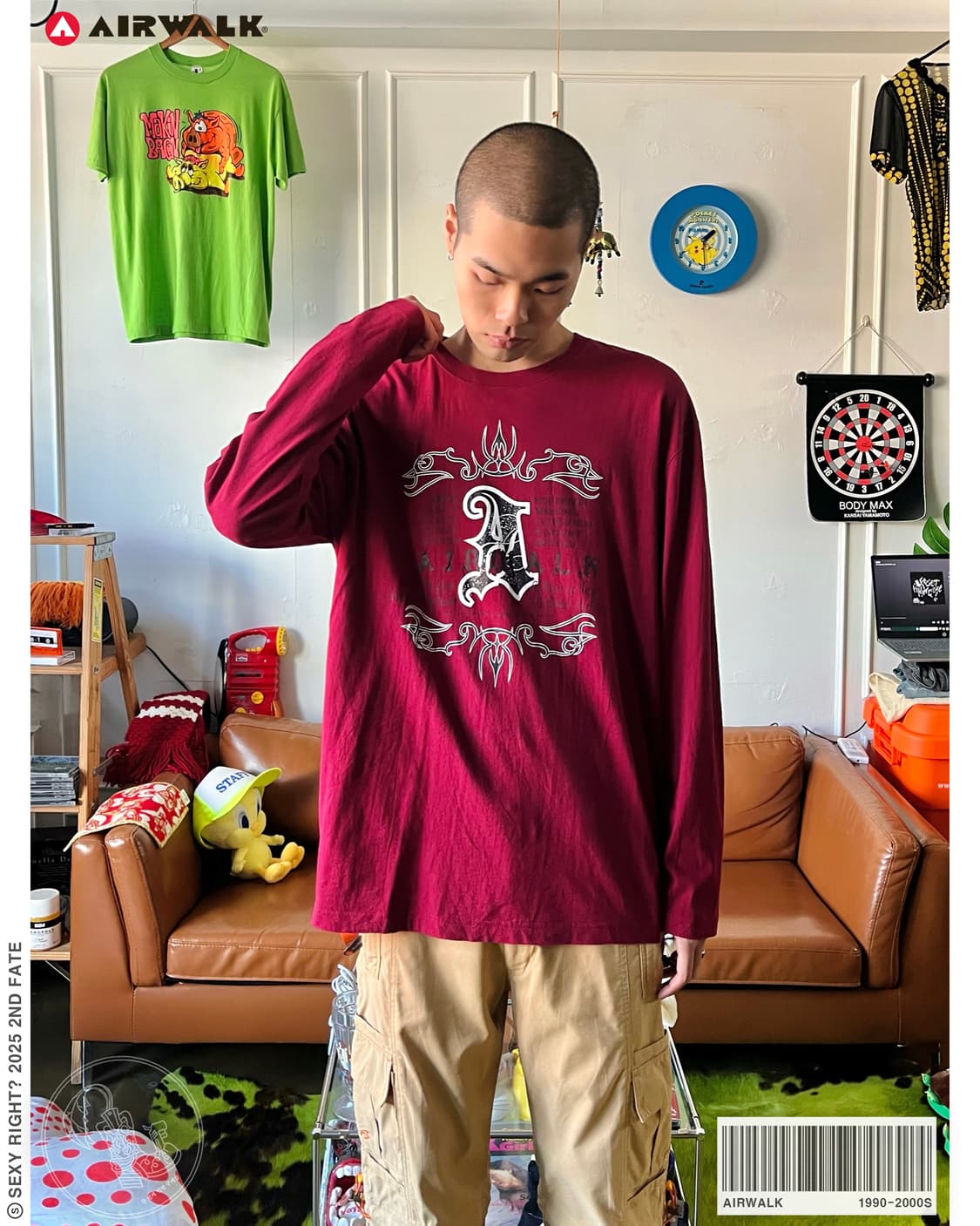 90-00s Old AirWalk Tribal Long-Sleeve 상품이미지1