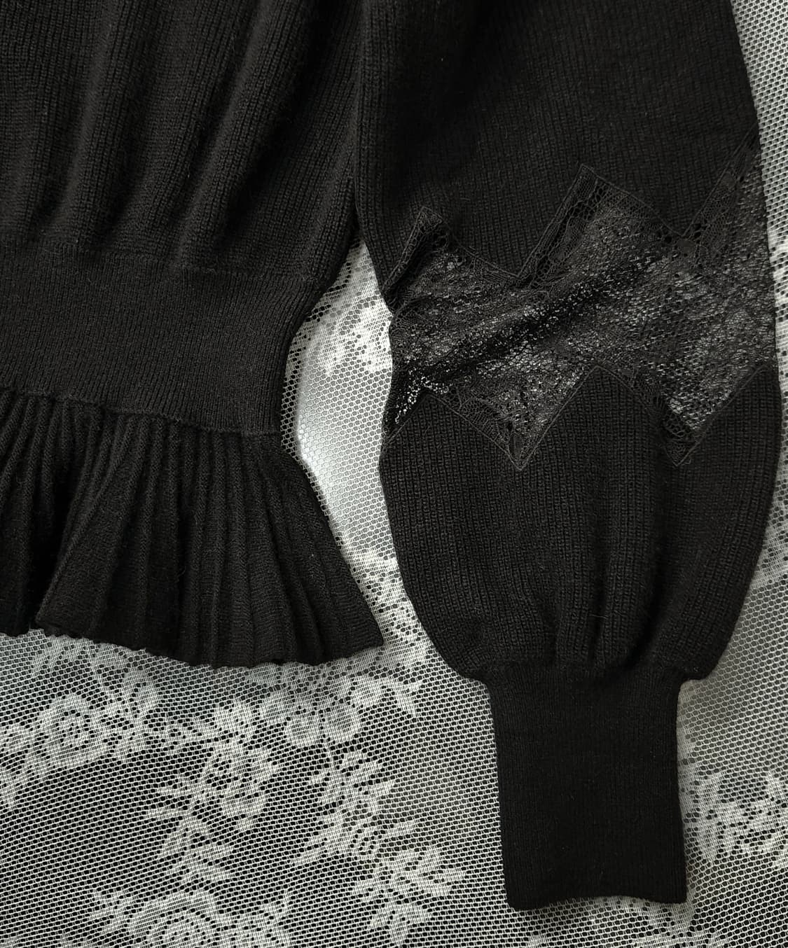 (새상품)에고이스트 벌룬시스루소매 프릴니트66 상품이미지6