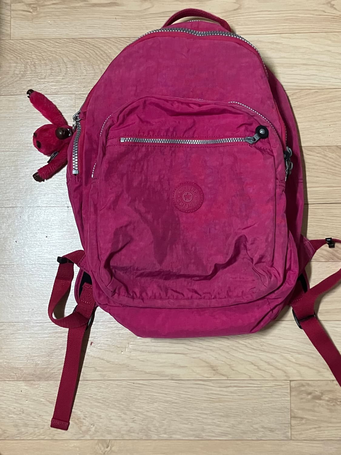 키플링 핑크 백팩 상품이미지1